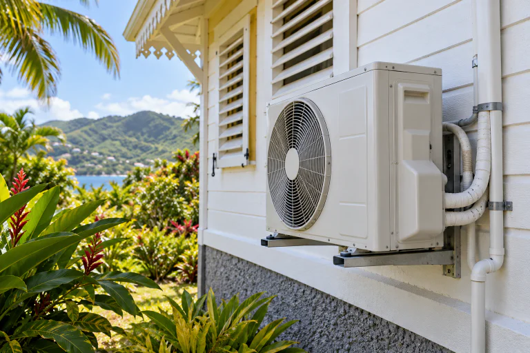 Solaire, climatisation et suivi des consommations — Guadeloupe