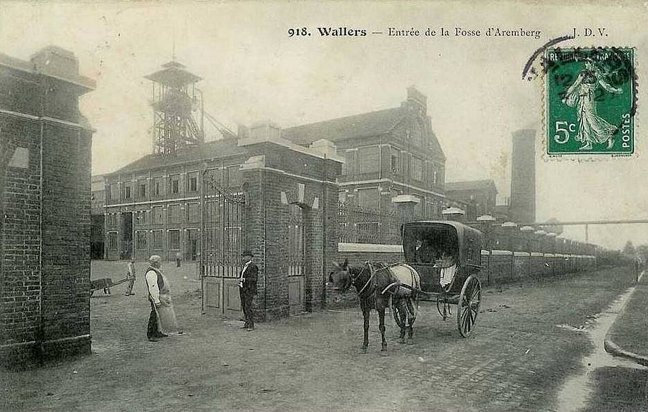 Fosse Arenberg vers 1900