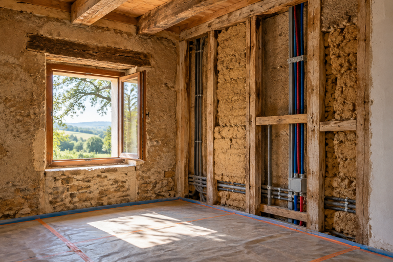 Lire les murs et les toitures avant les finitions — Occitanie