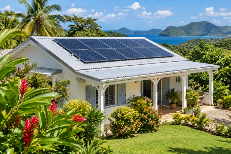 Solaire, climatisation et suivi des consommations — Guadeloupe