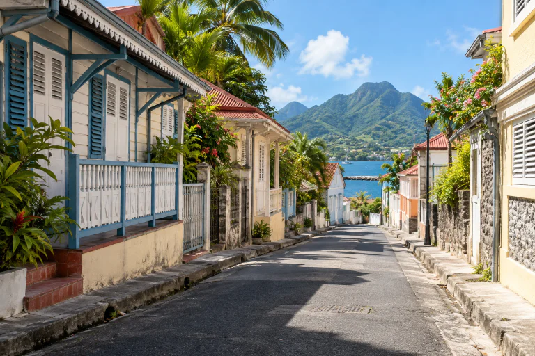 Du relief volcanique aux villes littorales — Martinique