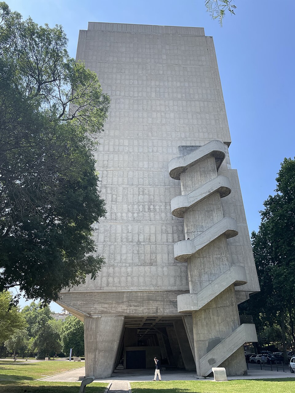 Cité Radieuse à Marseille, dans son état actuel