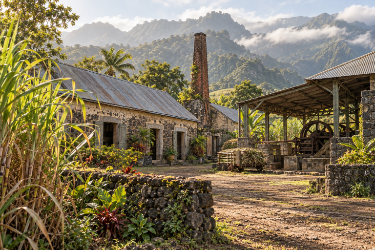 Cases, patrimoine agricole et architectures récentes — La Réunion