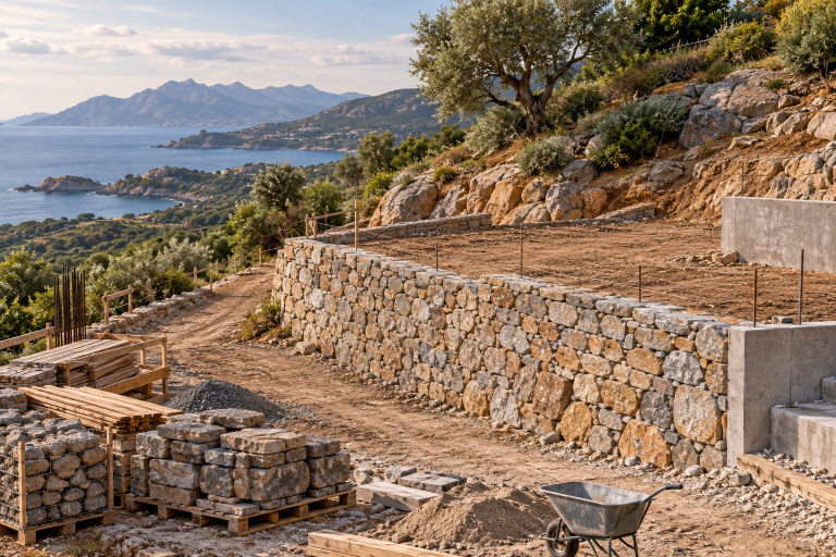 Des compétences pour le matériau et le terrain — Corse