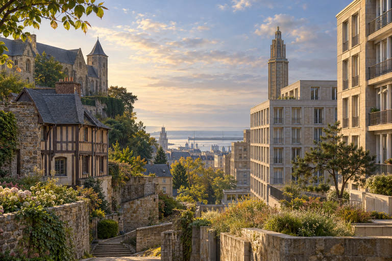 Faire dialoguer bâti ancien et Reconstruction — Normandie