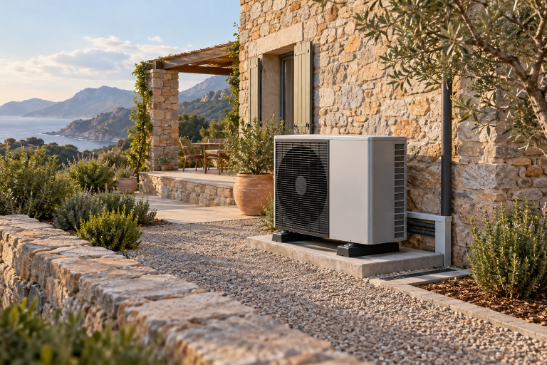 Étudier le solaire et les équipements sur le site — Corse