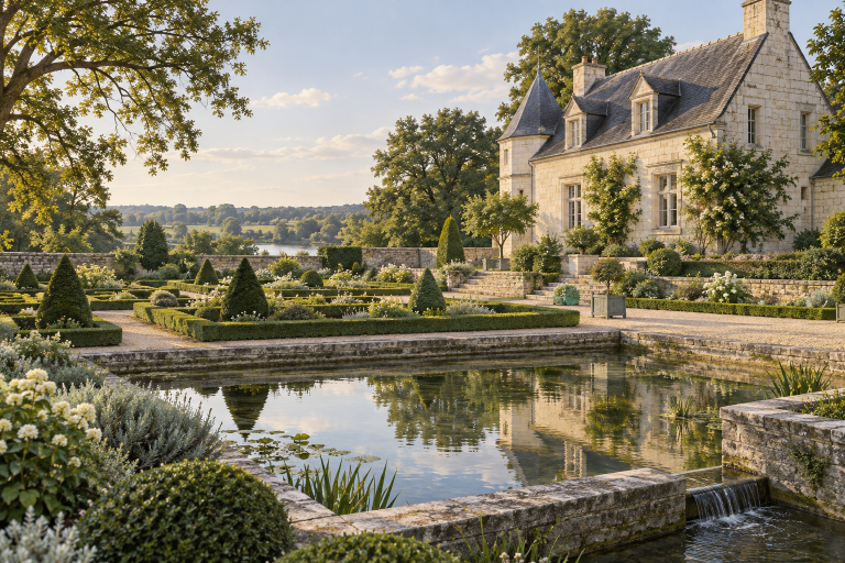 Pierre, jardins et habitat creusé — Centre-Val de Loire