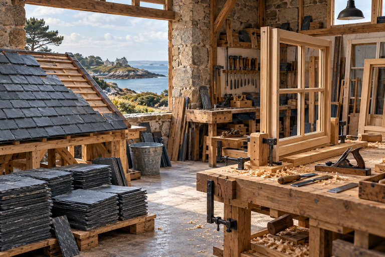 Des compétences pour la pierre, le bois et la mer — Bretagne