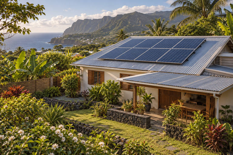 Solaire, climatisation et suivi des consommations — La Réunion