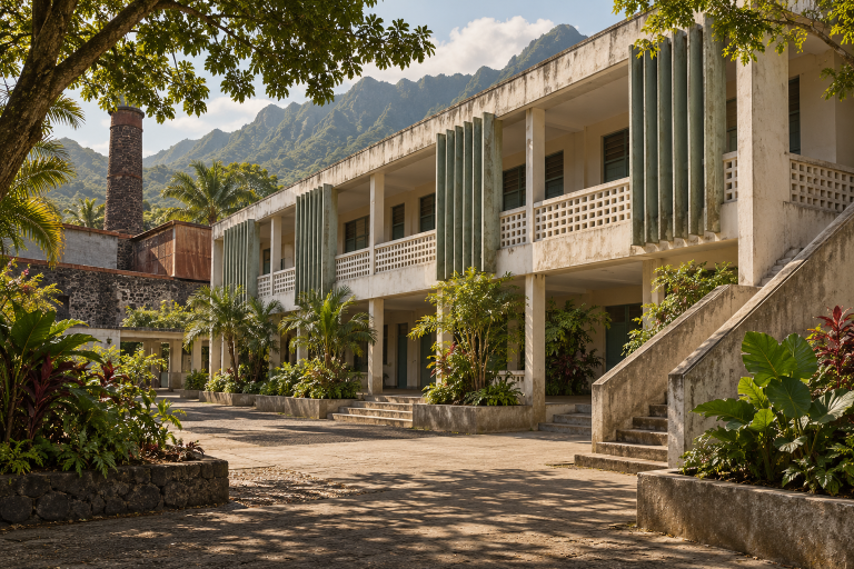 Cases, patrimoine agricole et architectures récentes — La Réunion