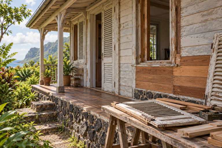 Rénover avec l’humidité et les variations du site — La Réunion